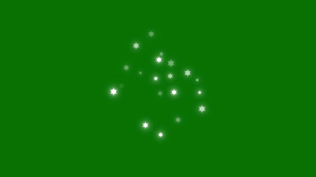 White glitter sparkle stars trail animation on green screen, glowing pixie dust particles, twinkling starlight burst, luxury magic transition overlay, seamless smoot