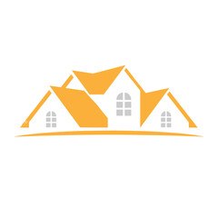 Roof and Home Logo Vector