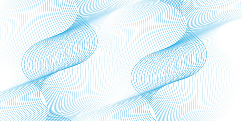 Glowing waveform frequency futuristic energy sound waves technology concept background. Abstract blue wave line vector business texture. Pattern line blend curve flow futuristic background.