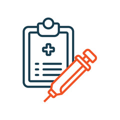 Obraz premium prescription icons outline and Flat Style,transparent background