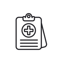 health icons outline and Flat Style,transparent background