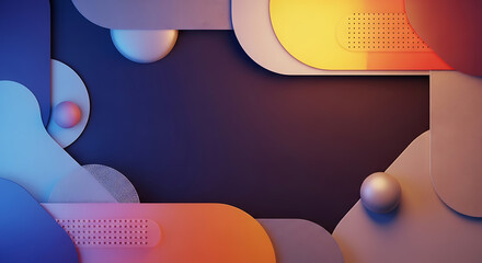 Dark Abstract Geometric Shapes with Spheres and Gradient Accents Keywords: abstract, geometric, shapes, spheres, gradient, colors, background, Full HD 4K Video Download 2025 2026