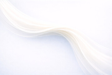 Obraz premium Photoreal CGI Soft-Serve Swirl with Smooth Liquid Tail, Clean Alpha