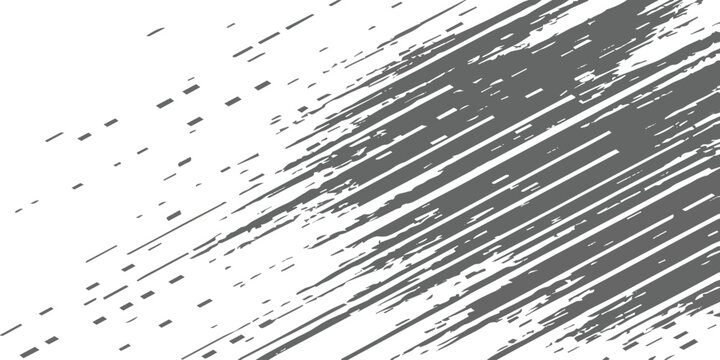 Abstract monochrome grunge texture featuring dynamic diagonal scratch lines fading across the canvas