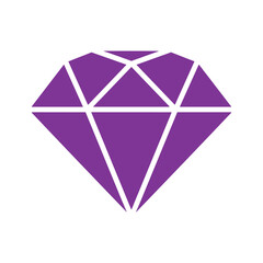 Purple Diamond Icon