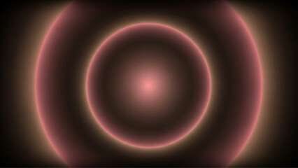 Dark Cocoa Abstract Gradient Background with Soft Rose and Champagne Halo Glow