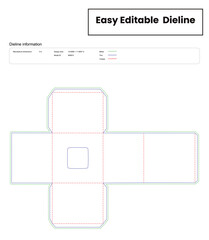 square tissue box  dieline template box dieline die lines packaging custom dieline  box cardboard box dieline pizza box dieline printable product packaging layout,