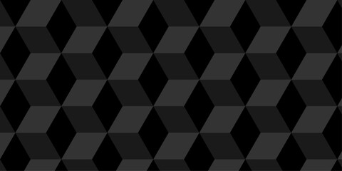 Obraz premium Abstract black and gray style minimal blank cubic. Geometric pattern illustration mosaic, square and triangle wallpaper.