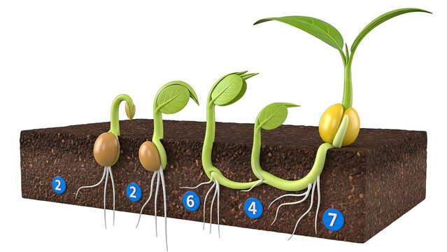 Seed Germination and Seedling Growth Stages
