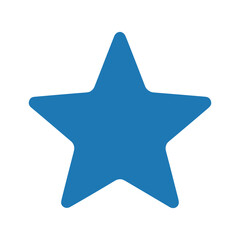 Blue Star Vector Illustration