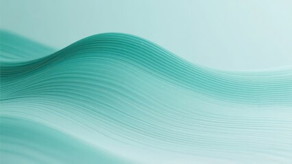 A light mint green background material with curved textures, simple and soft, suitable for decoration or design.