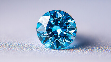 blue diamond on white background.