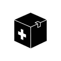 Medical Box Icon &ndash; Flat Minimal First Aid Symbol