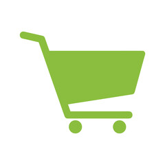 Green Shopping Cart Icon