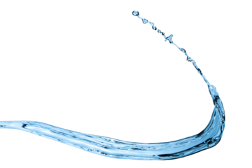 Water Splash on Transparent background