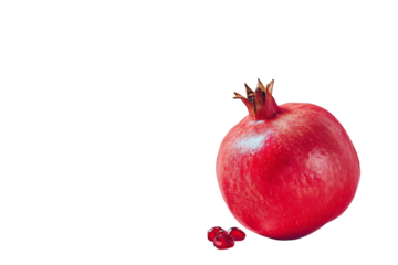 pomegranate isolated on white background
