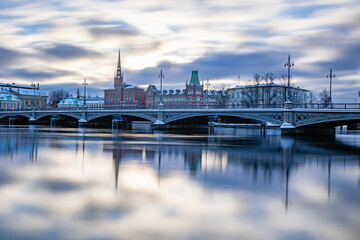 bridge over the river