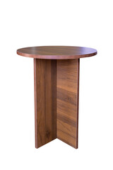 Wooden round table
