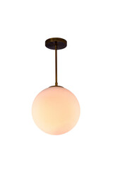 Frosted glass hanging lamp