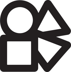 tree icon with circular nodes on white background, symbolizing connections and networks