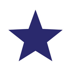 Obraz premium Blue Star Icon