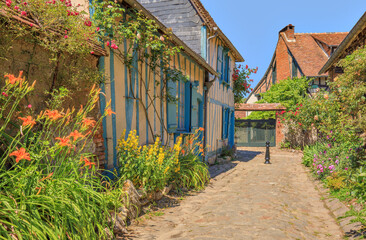 Gerberoy, village de l'Oise, Hauts-de-France, France