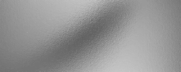 Shiny foil or silver metallic pattern. Texture of transparent, matte white and grey frosted glass, blur effect. Stained glass decorative background with glitter effect. Vector illustration