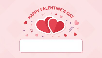 Valentine's day celebration with heart decorations festive event romantic atmosphere graphic design cheerful viewpoint love and affection concept for seo impact
