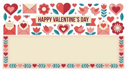Celebrate love with happy valentine's day greetings festive card design romantic theme cheerful atmosphere warm colors heartfelt message