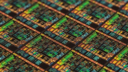 Industrial robotic arm manipulating circuit board manufacturing