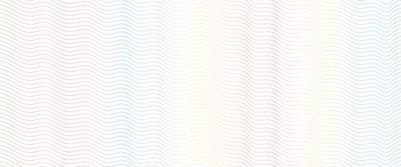 Vector modern style colorful wavy line texture background