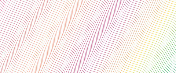  Vector abstract colorful curved lines clean colorful wave line pattern
