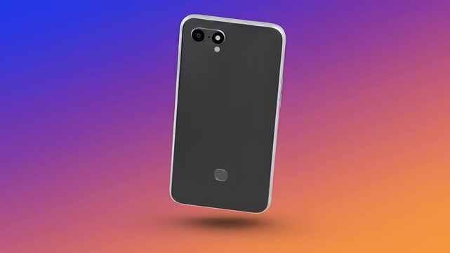 Smartphone Showcase - A Modern Device with a Blank Screen for Mockups.