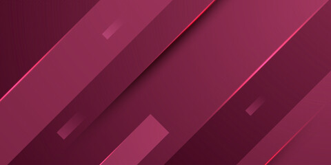 Abstract dark red overlap papercut banner background. Simple and trendy shapes pattern shadow texture pattern element concept design.