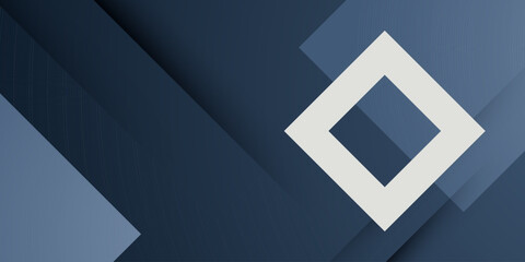 Abstract gray background. Simple overlap square shapes pattern with shadow element texture concept design. Cool banner background.