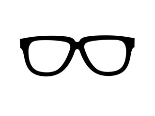 Fototapeta premium classic glasses icon vector on white background