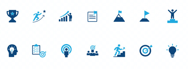 success and achievement. Featuring award, trophy, growth, goal setting, teamwork, and leadership. Perfect for business, marketing, and motivation .