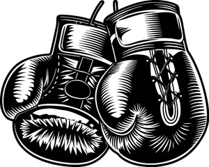 boxing gloves vector