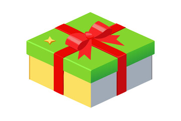 gift box with ribbon