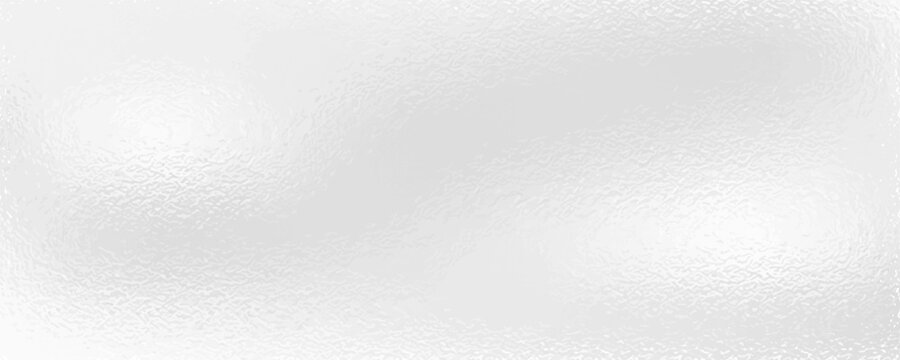 White gray foil glass texture background. Abstract gradient bright light reflection and shiny rough texture surface. Glass effect background