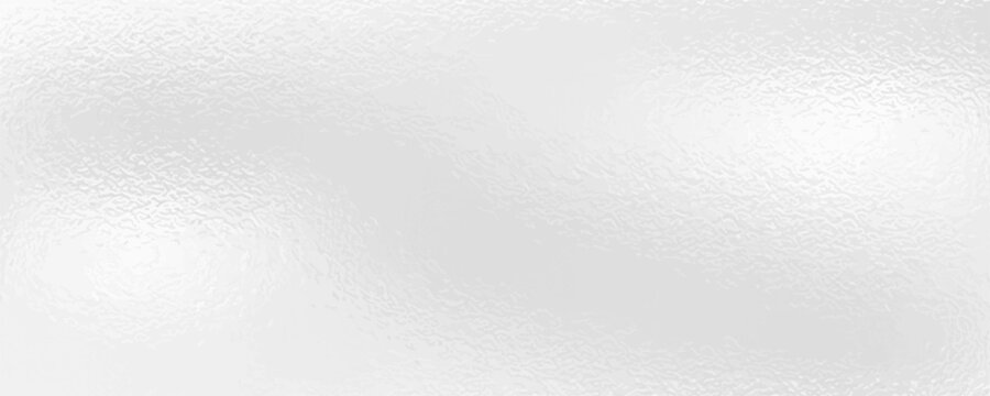 White gray foil glass texture background. Abstract gradient bright light reflection and shiny rough texture surface. Glass effect background