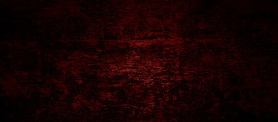 Grunge Textur rot schwarz - Breiter Banner als Hintergrund © kebox