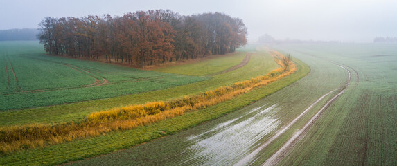 Czech landscape in autumn colors