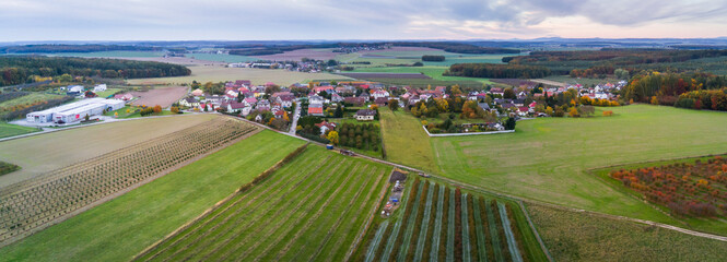 Czech landscape in autumn colors