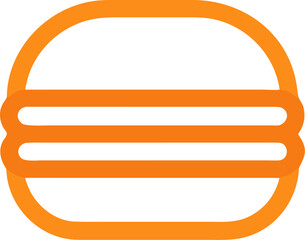 vector orange stickers