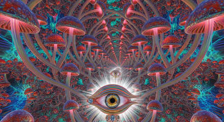 colorful fractal background