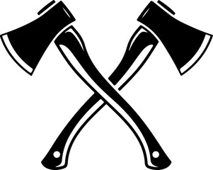 Woodcutter Axe Tool silhouette vector illustration