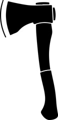Woodcutter Axe Tool silhouette vector illustration