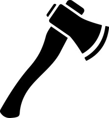 Woodcutter Axe Tool silhouette vector illustration