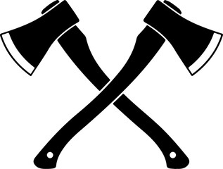 Woodcutter Axe Tool silhouette vector illustration
